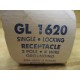 General Electric GL 1620 Single Locking Receptacle GL1620 GE