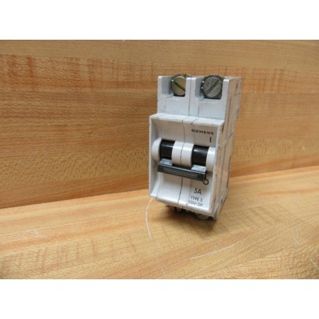 Siemens 5SN1DP 3A Circuit Breaker Type 3 5SN1DP3A - Used