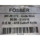 Fosber WCJ9127E Scraper Felt