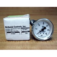 McDaniel T8BU 2" Pressure Gauge 30 PSI