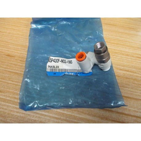 SMC ASP430F-N02-09S Flow Control W Pilot Check Valve