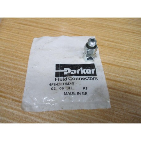 Parker 4F642EDMXS 37°Flare Swivel, Tube X BSPP-ED Fitting