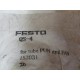 Festo QS-4 Push-in Straight Connector QS4 (Pack of 3)