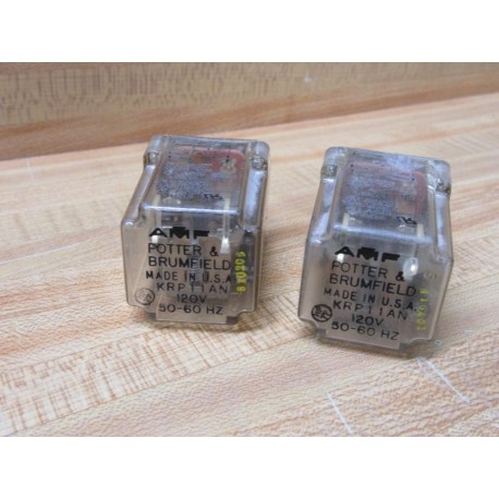 Potter & Brumfield KRP11AN-120V Relay KRP11AN (Pack of 2) - Used