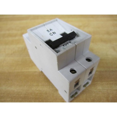 Entrelec GMB 5U Stop Circuit Breaker 5A 2 Pole GMB5U - Used