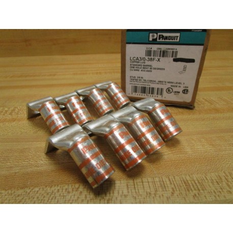 Panduit LCA30-38F-X Copper Lug LCA30-38F (Pack of 8)