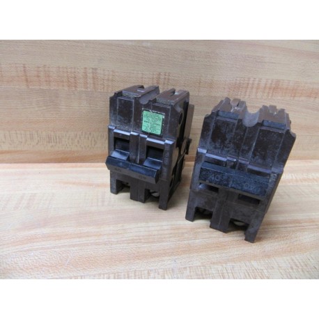 Federal Pacific NA240 Circuit Breaker 40A 2 Pole (Pack of 2) - Used