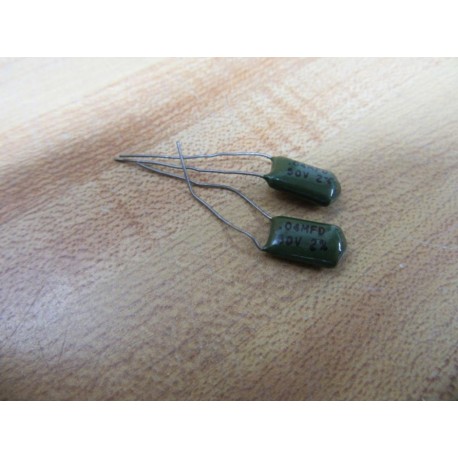 Generic .04 MFD 50V 2% Capacitor (Pack of 2) - New No Box