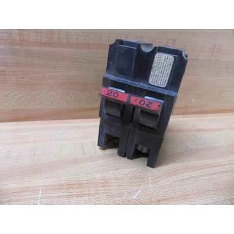 Federal Pacific NA220 Circuit Breaker 20A 2 Pole - Used