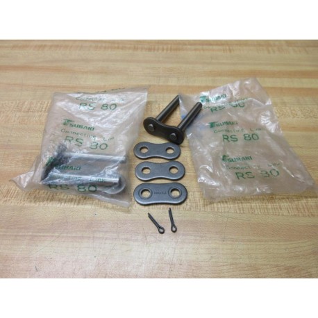 Tsubaki RS80-2-CL Connecting Link RS80 (Pack of 2)