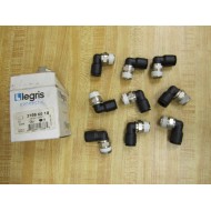 Parker Legris 3109 60 18 90° Elbow  31096018 (Pack of 9)