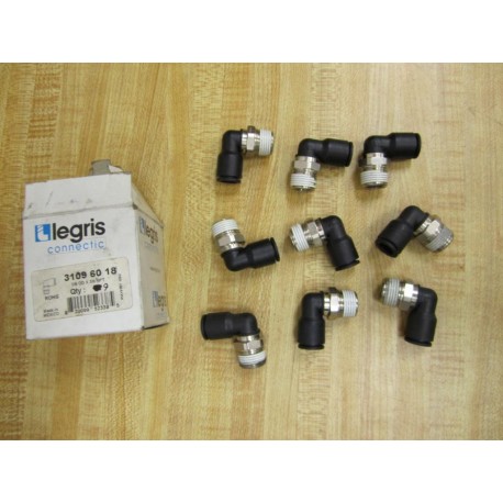 Parker Legris 3109 60 18 90° Elbow  31096018 (Pack of 9)