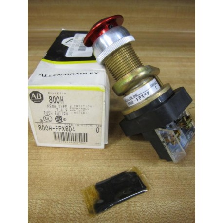 Allen Bradley 800H-FPX6D4 Push Button 800HFPX6D4