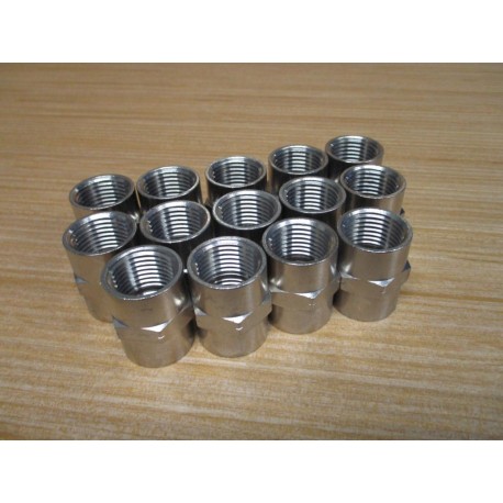 Camozzi 2543-08-08 12" Hex Coupling 25430808 (Pack of 14)