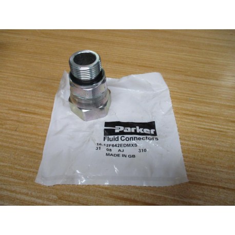 Parker 16-12F642EDMXS 37° Flare, Tube x BSPP Fitting