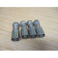 EatonWeatherhead 08U-610 Crimp Style Hose Fitting 08U610 (Pack of 4)