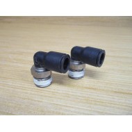 Parker Legris 3109 62 22 Push-To-Connect 90° Elbow 31096222 (Pack of 2)