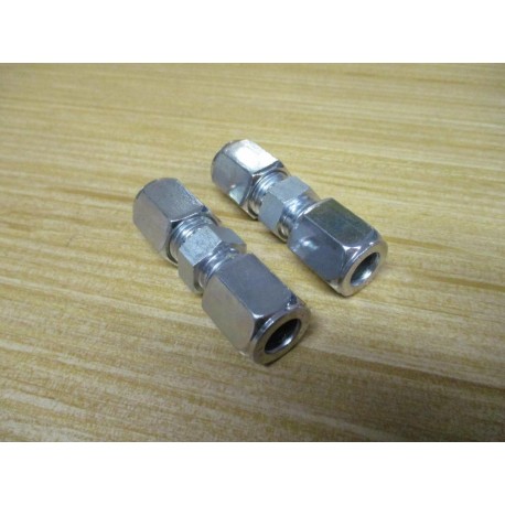 Parker 6HBU-S Ferulok 24° Flareless Tube Fitting 6HBUS (Pack of 2)