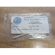 Sine Connector CX-4012-1N Contact Pin 12 GA (Pack of 18)