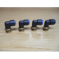 SMC KQL12-U04 90° Tube Fitting Elbow KQL12U04 (Pack of 4)