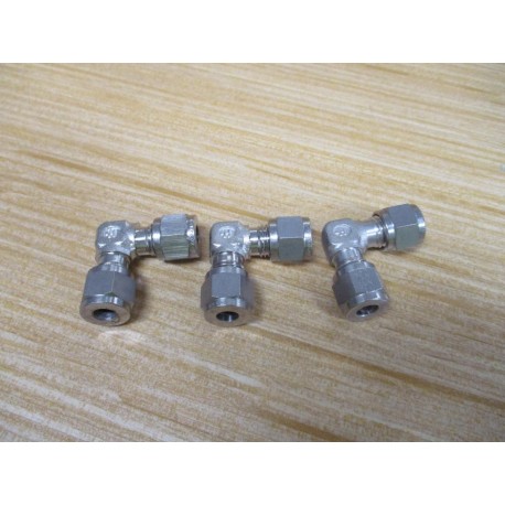 Hoke 4LU316 Stainless Steel 14" Tube Union Elbow (Pack of 3)