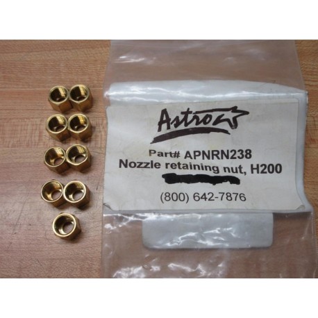 Astro APNRN238 Nozzle Retaining Nut 152926 (Pack of 9)