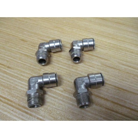 Camozzi 6520 08-06 Push-In Tube Fitting Elbow 65200806 (Pack of 4) - Used