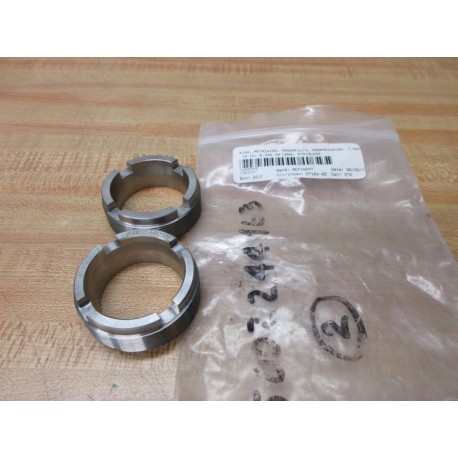 Masoneilan 435002244163 Stainless Steel Retaining Ring 707678 (Pack of 2)