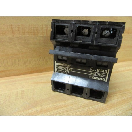 Bticino 8143 40A Tripolare Circuit Breaker 40A 3 Pole - Used