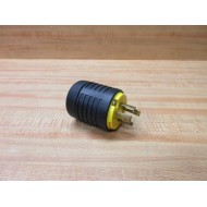 Pass And Seymour L1620-P Turn Lock Plug Yellow - New No Box