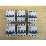 Merlin Gerin 24466 Square D Breaker 10A MG24466 Schneider WO Clips (Pack of 6) - Used
