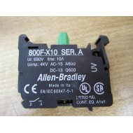 Allen Bradley 800F-X10 Contact Block 800F-X1O