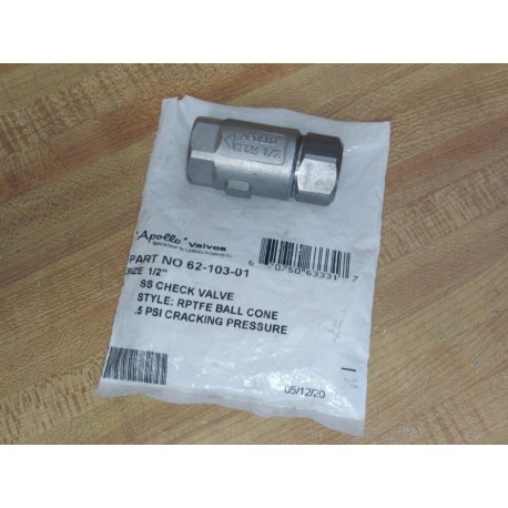 Apollo 62-103-01 12" SS Check Valve 6210301