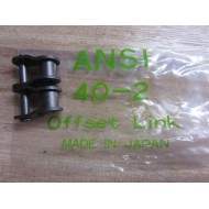 Ansi 40-2 Chain Link Ansi402 Double Strand Offset Link (Pack of 9)