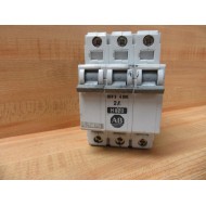 Allen Bradley 1492-CB3-H020 Circuit Breaker 2A 3P 1492CB3H020 - Used