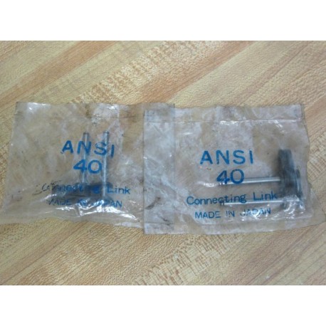 HKK ANSI 40 Link Connecting Links (Pack of 2)