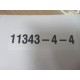 Parker 11343-4-4 Crimp Style Hydraulic Fitting 1134344 (Pack of 5)