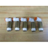 SMC KQ2W13-37S Extended Male Elbow Fitting KQ2W1337S (Pack of 5) - New No Box
