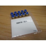 SMC KQH10-U04 Male Tube Union KQH10U04 (Pack of 10)