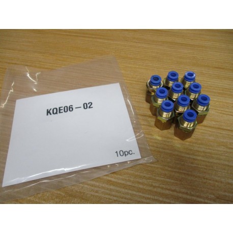 SMC KQE06-02 KQE0602 Fitting (Pack of 10)