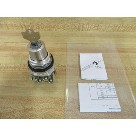 Allen Bradley 800T-J4105KA7B Selector Switch - New No Box