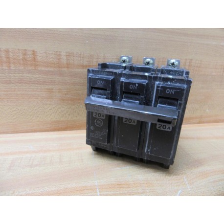 General Electric THQB320 Circuit Breaker 20A 3P GE - Used