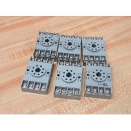 Dayton 5X852E Relay Socket (Pack of 6) - Used