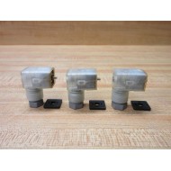 Hirschmann A14 Solenoid Valve Connector (Pack of 3) - Used
