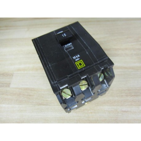 Square D QO315 3 Pole Circuit Breaker 15A - New No Box