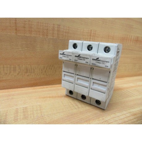 Bussmann CHCC Buss Fuse Holder 30A 3 Pole - Used