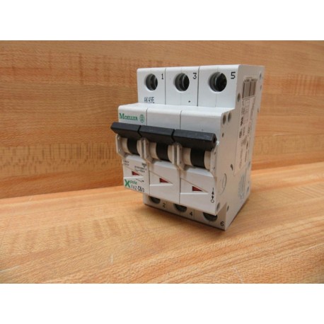 Moeller FAZ-C63 Eaton Circuit Breaker 6A 3P FAZC63 - Used