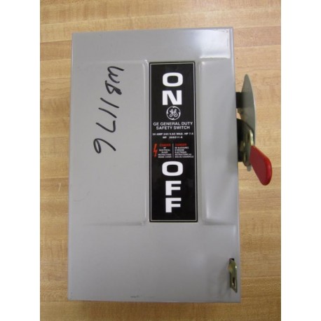 GE General Electric TG4321 Safety Switch Model 8 - New No Box