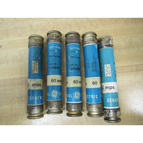 GE General Electric GF6B60 Fuse Tested (Pack of 5) - Used