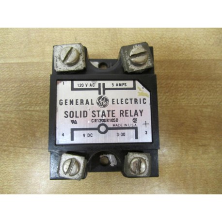 GE General Electric CR120SR105D Solid State Relay - Used